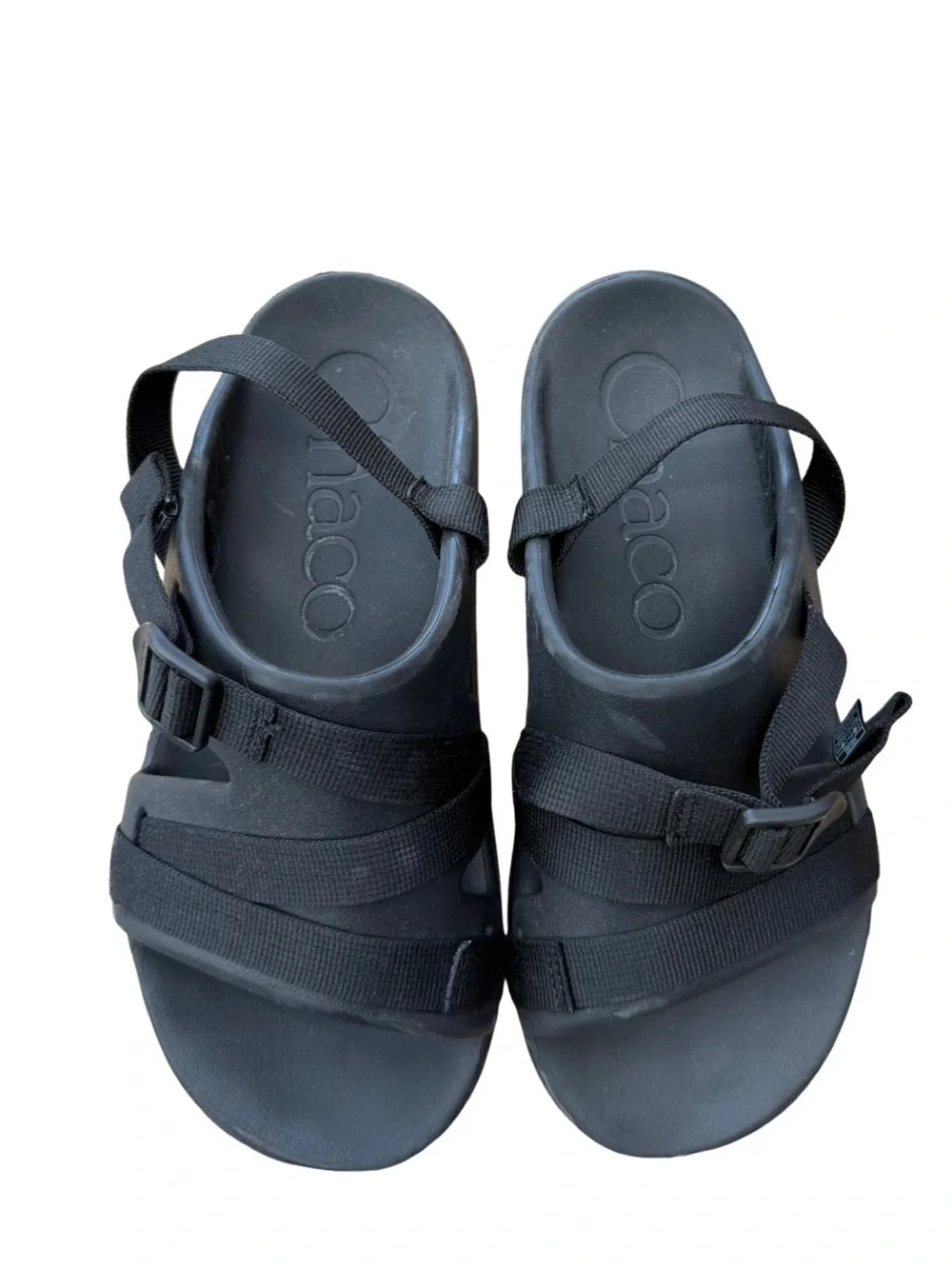 CHACO Chillos Sport Sandals Black Size 10 Women's